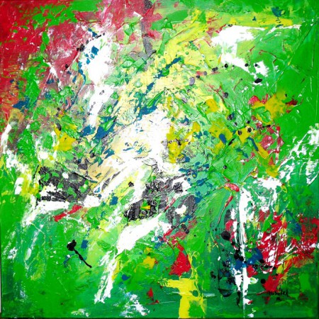 Lúka1 , 60x60cm , akryl na plátne