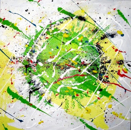Abstrakt6 , 60x60cm , akryl na plátne